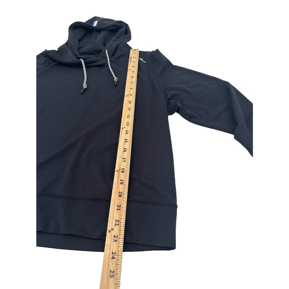 Rhoback Hesi Performance Pullover Hoodie Black Men's Size Large Athletic Sporty - Picture 4 of 6